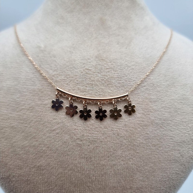 گردنبندهای طلا پروفیل در طرح های مختلف AJ5177