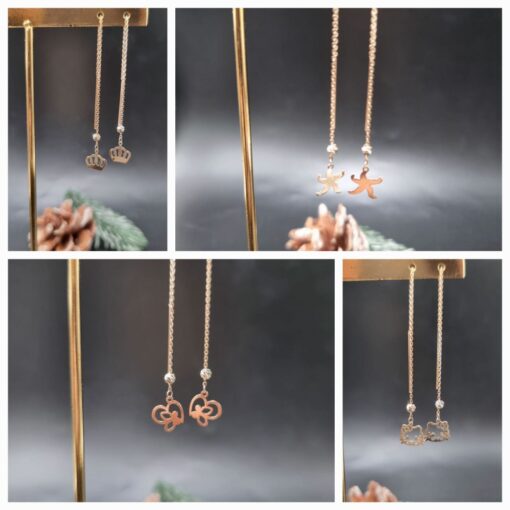 گوشواره طلابخیه البرنادو  AJ5339