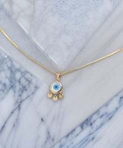 مدال چشم و نظر طلا AJ1818
