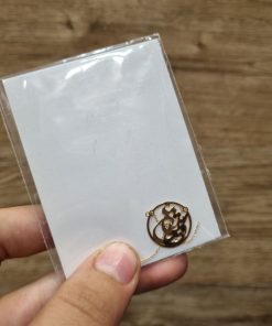 آویز طلا با زنجیر طرح عشق AJ2818