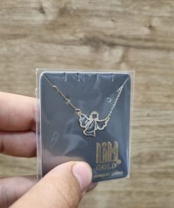 آویز طلا با زنجیر طرح فرشته AJ2798