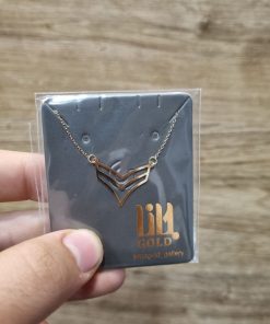 آویز طلا با زنجیر طرح پیکان AJ2771