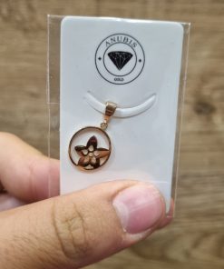 آویز گردنی طلا سبک و با کلاس AJ2275