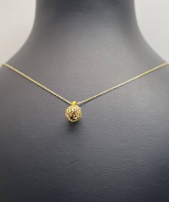 اویزگردنی تراشدارسبک طرح گوی حفره ای AJ1519 (14)