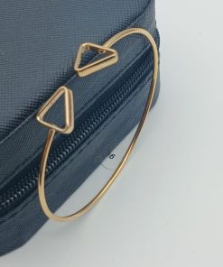 دستبند بنگل مثلثی طلا AJ4361 (5)