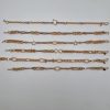 دستبند طلا زنانه در انواع طرح شیک AJ4826