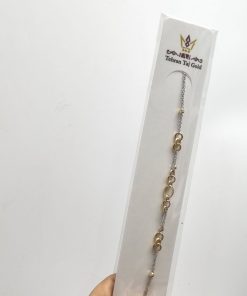 دستبند طلا سبک زنجیری AJ2657