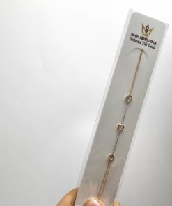 دستبند طلا سبک زنجیری AJ2683