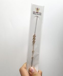 دستبند طلا سبک زنجیری AJ2684