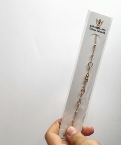 دستبند طلا سبک زنجیری AJ2688