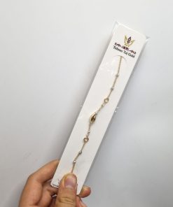 دستبند طلا سبک زنجیری AJ2691