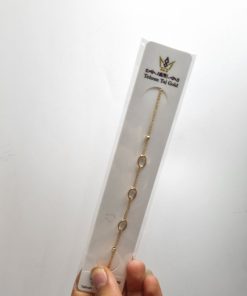 دستبند طلا سبک زنجیری AJ2693