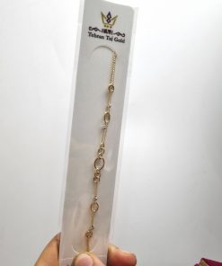 دستبند طلا سبک زنجیری AJ2699