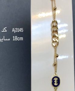دستبند طلا سبک زنجیری AJ3145