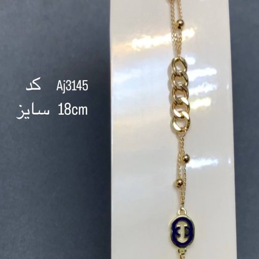 دستبند طلا سبک زنجیری AJ3145