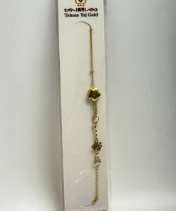 دستبند طلا سبک زنجیری AJ3165