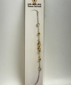 دستبند طلا سبک زنجیری AJ3175