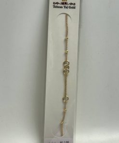 دستبند طلا سبک زنجیری AJ3189