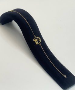 دستبند لیزری طلا طرح پرنده AJ3448