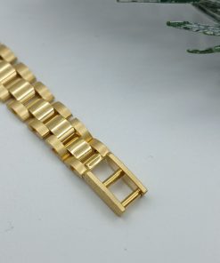 ساعت طلا زنجیر رولکس صفحه نگیندار دایره AJ4516 (4)