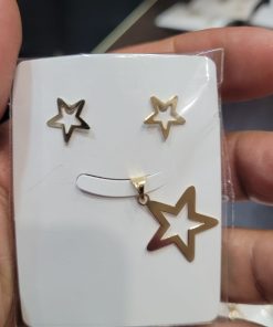 نیم ست طلا ستاره AJ2612