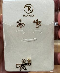 نیم ست طلا لاکچری AJ2162