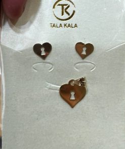 نیم ست طلا لاکچری AJ2165