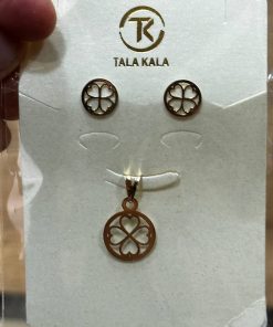 نیم ست طلا لاکچری AJ2166