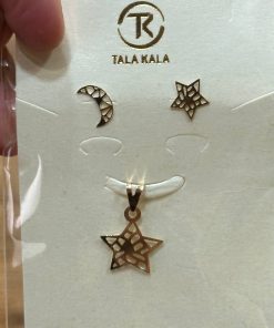 نیم ست طلا لاکچری AJ2171