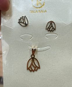 نیم ست طلا لاکچری AJ2172