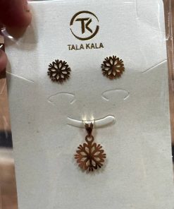 نیم ست طلا لاکچری AJ2176