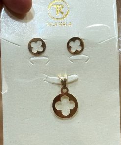 نیم ست طلا لاکچری AJ2180