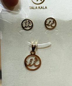 نیم ست طلا لاکچری AJ2182