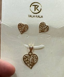 نیم ست طلا لاکچری AJ2190