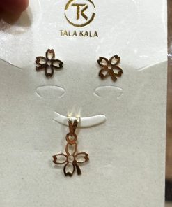 نیم ست طلا لاکچری AJ2191