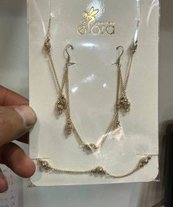 نیم ست طلا لوکس AJ2534