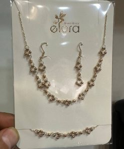 نیم ست طلا لوکس AJ2536