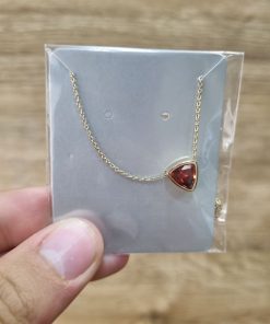 گردن بند طلا لاکچری طرح سولیتر AJ2116