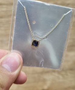گردن بند طلا لاکچری طرح سولیتر AJ2122