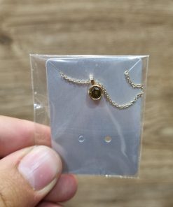 گردن بند طلا لاکچری طرح سولیتر AJ2142