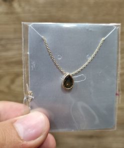 گردن بند طلا لاکچری طرح سولیتر AJ2156