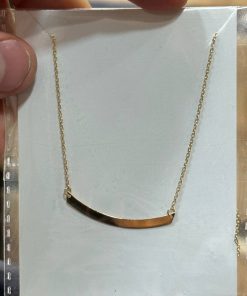 گردنبند زنجیرمتصل طلا لاکچری AJ2356