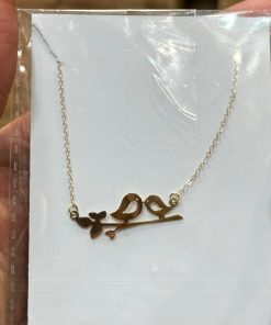 گردنبند زنجیرمتصل طلا لاکچری AJ2368