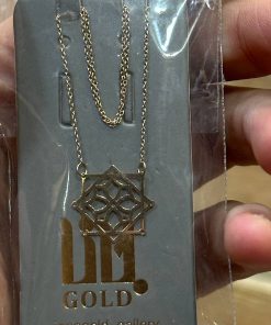 گردنبند زنجیرمتصل طلا لاکچری AJ2372
