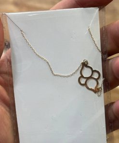 گردنبند زنجیرمتصل طلا لاکچری AJ2377