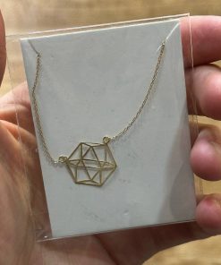 گردنبند زنجیرمتصل طلا لاکچری AJ2424