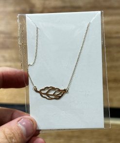 گردنبند زنجیرمتصل طلا لاکچری AJ2425
