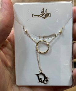 گردنبند زنجیرمتصل طلا لاکچری AJ2433