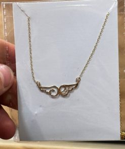 گردنبند زنجیرمتصل طلا لاکچری AJ2440
