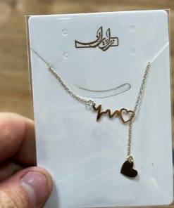 گردنبند زنجیرمتصل طلا لاکچری AJ2442